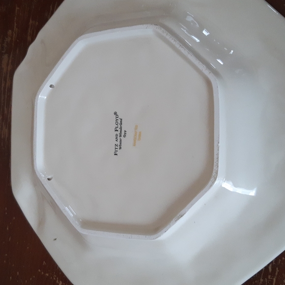 Fitz and Floyd Christmas Winter Wonderland Server - Picture 4 of 5